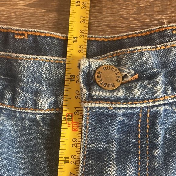 Vintage Women’s Rustler Straight Leg Blue Jeans Size 30x32 - Picture 10 of 15